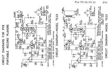 Pye ;Australia TS23 schematic circuit diagram